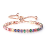 3mm Colored Round Zircon Single Row Full Diamond – Jewelry Gift Ideas — 4