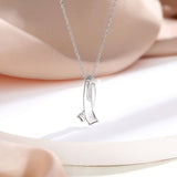 Bow Sterling Silver Necklace Simple Style – Jewelry Gift Ideas — 3