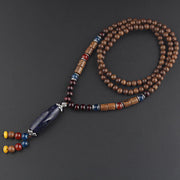 Men's And Women's Ethnic Necklaces Retro Wooden Beads – Gifts for Her — 3