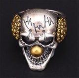Clown Men Domineering Personality Skull Ring – Gifts for Him — 2