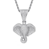 Vintage Elephant Head Shape Pendant Necklace – Jewelry Gift Ideas — 5