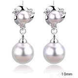 Style Tassel Clip Sterling Silver Pearl Earrings – Stylish Gifts — 8