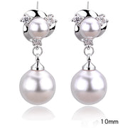 Style Tassel Clip Sterling Silver Pearl Earrings – Stylish Gifts — 8