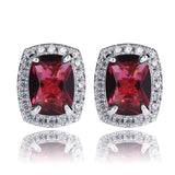 Colored large zircon personality earrings – Everyday Gifts — 10