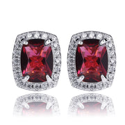 Colored large zircon personality earrings – Everyday Gifts — 10