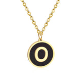 Golden English alphabet pendant – Jewelry Gift Ideas — 7