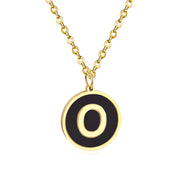 Golden English alphabet pendant – Jewelry Gift Ideas — 7