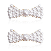 Vintage Plastic Pearl Bow Floral Hand-woven – Holiday Gift Ideas — 6
