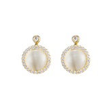 Rotatable Opal 925 Silver Stud Earrings – Holiday Gift Ideas — 2