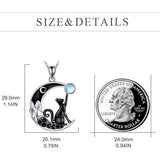 Creative Trendy Personalized Cute Black Cat Moon – Jewelry Gift Ideas — 10