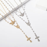 Y cross tassel necklace – Jewelry Gift Ideas — 3