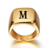 Stainless Steel Signet Blank Plain Ring Band High – Unique Gift Ideas — 11