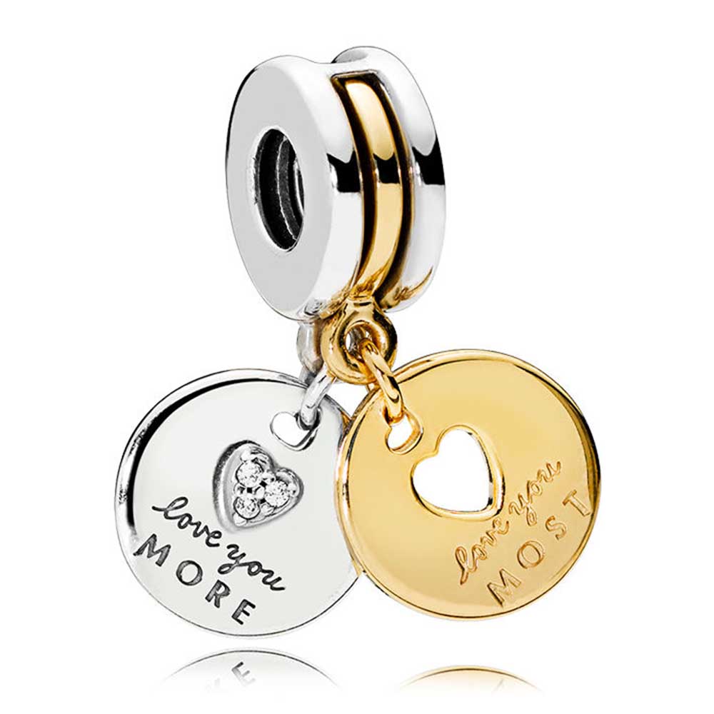 Love Double Pendant Basic Bracelet Bracelet Beads – Jewelry Gift Ideas — 1