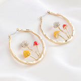 Unique Earring for Women Cute Three Mushroom – Jewelry Gift Ideas — 8