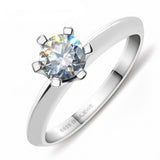 Moissanite Ring 925 Silver Ring Colored – Jewelry Gift Ideas — 1