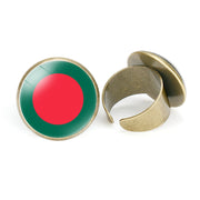 Asian National Flags Vintage Open Ring – Unique Gift Ideas — 5