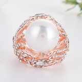 Pearl Ring Feather Empty Holding Pearl Ring – Jewelry Gift Ideas — 2