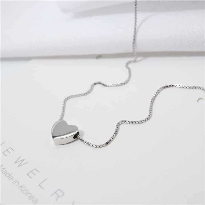 Necklace Female Glossy Love Korean Fashion Simple – Jewelry Gift Ideas — 1
