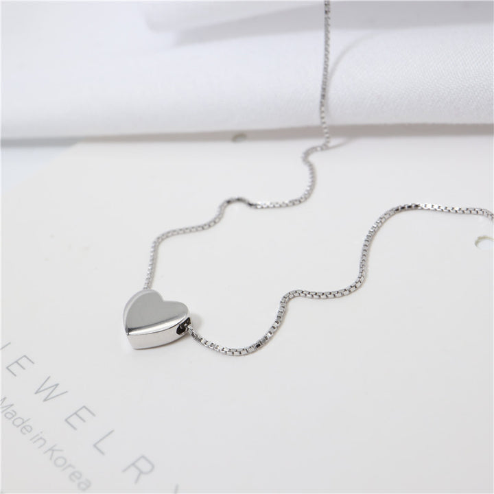 Necklace Female Glossy Love Korean Fashion Simple – Jewelry Gift Ideas — 1