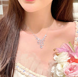 Lake Light Water Shadow String Gem Necklace – Jewelry Gift Ideas — 5