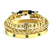 Micro-inlaid Green Eye Leopard Head Bracelet – Jewelry Gift Ideas — 2