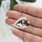 Acrylic Plane Lazy Dog Hanging Necklace – Jewelry Gift Ideas — 6
