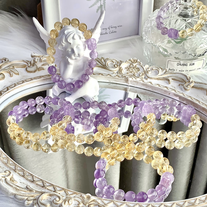 DIKAI Natural Crystal Bracelet Amethyst – Jewelry Gift Ideas — 1