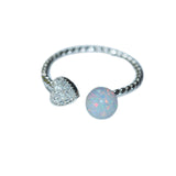 6mm Opal Beads White Colorful Ring – Thoughtful Gifts — 5