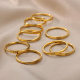 Simple Figure Men's And Women's Stainless Steel Rings – Gifts for Her — 1