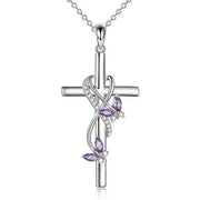 Exquisite Elegant Butterfly Cross Pendant – Jewelry Gift Ideas — 4