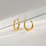 Women's Simple Graceful Silver Needle Geometric Ear – Gifts for Her — 10