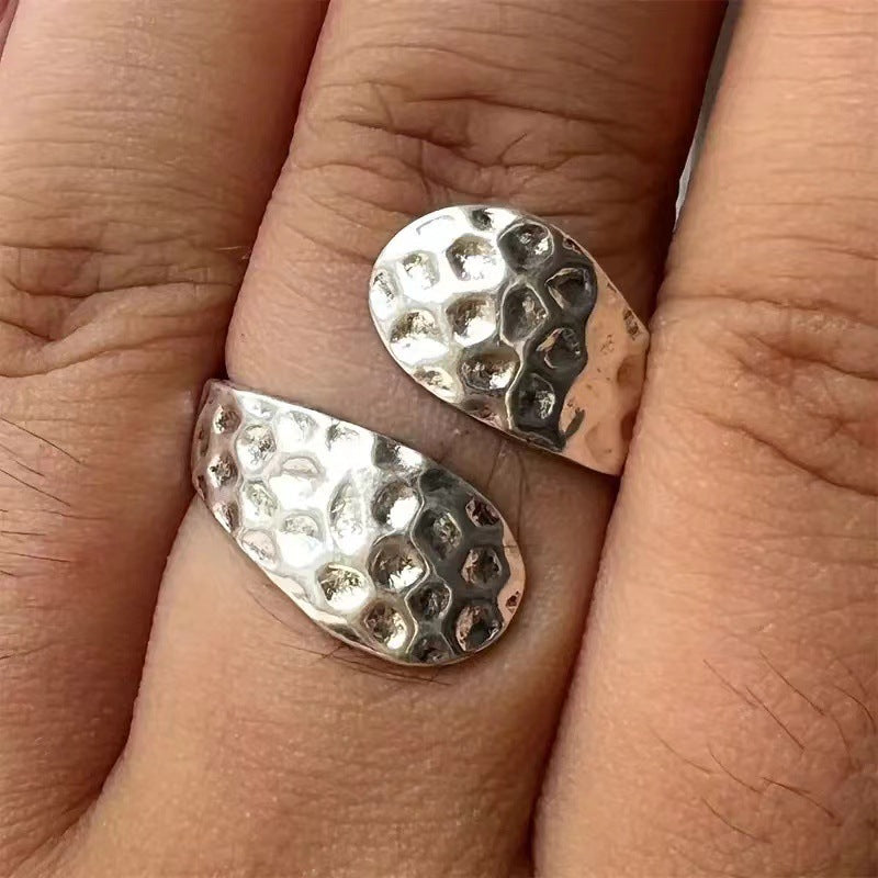 Irregular Concave-convex Open Ring – Small Gift Ideas — 1