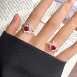 Ruby High-grade Temperament Ring Female Niche – Stylish Gifts — 12