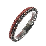 Men's Volcano Natural Tiger Eye Beaded Bracelet – Jewelry Gift Ideas — 5