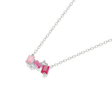 Square Colored Diamond Necklace – Jewelry Gift Ideas — 5
