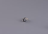 S925 Silver Retro Unisex Fashion Angel Wings Stud – Stylish Gifts — 7