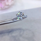 Half Of The Country Moissanite Diamond Ring Fidelity – Everyday Gifts — 1