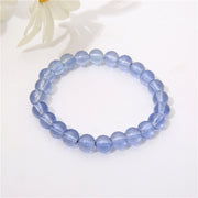 Solid Color Transparent Glass Bracelet – Jewelry Gift Ideas — 15