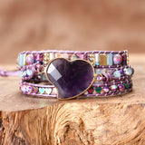 Handmade Bracelet Beads Leather Rope – Jewelry Gift Ideas — 2