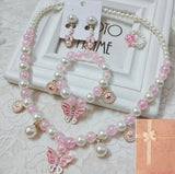 Children's Necklace Jewelry Pearl Bracelet Set – Jewelry Gift Ideas — 7