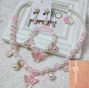 Children's Necklace Jewelry Pearl Bracelet Set – Jewelry Gift Ideas — 7