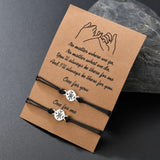 Card Bracelet Retro Alloy Compass Handmade Wax – Jewelry Gift Ideas — 3