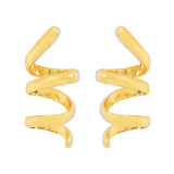 Alloy Spiral Personalized Earrings Simple Design – Holiday Gift Ideas — 3