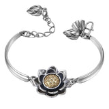 925 Sterling Silver Creative Lotus Bracelet Women – Jewelry Gift Ideas — 5