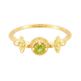 Women's Natural Olivine Bee Ring – Gifts for Her — 4