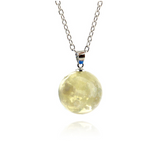 Moon resin pendant clavicle necklace – Jewelry Gift Ideas — 14