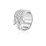 Zirconia Crystal Water Drop Zircon Geometry Rings – Gifts for Her — 8