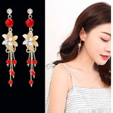 Ear Clips Without Pierced Female Earrings Long – Gifts for Her — 5