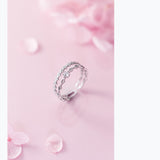 Double diamond single ring – Special Occasion Gifts — 2