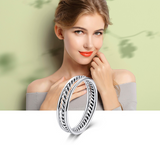 3pc 925 Silver Simple Rings Set – Meaningful Gifts — 1